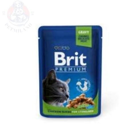 Brit Gravy Pouch Chicken Slices 85g