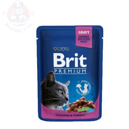 Brit Jelly Pouch Chicken & Turkey 100 gm