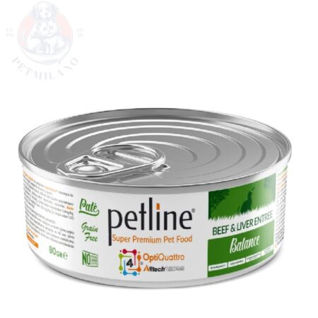 Petline Beef & Liver Wet Food Tin - 80g