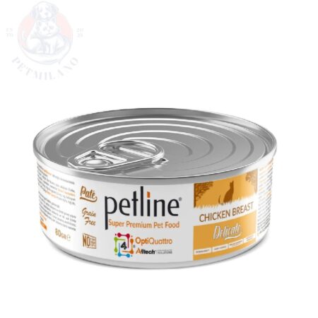 Petline Chicken Entrée Wet Food Tin - 80g
