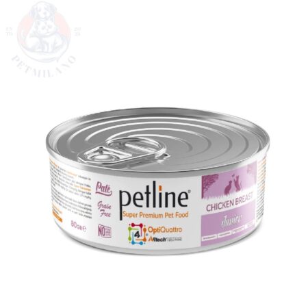 Petline Chicken Breast Kitten Wet Food Tin - 80g