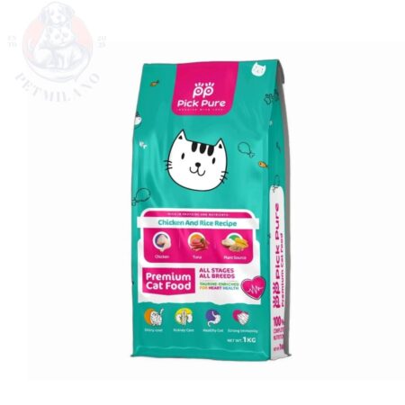 Pick Pure Cat Food - Chicken & Rice 1kg