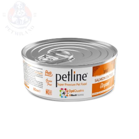 Petline Salmon Entrée Wet Food Tin - 80g