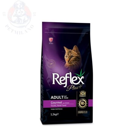 Reflex Plus Cat Food Gourmet with Chicken - 1.5 KG