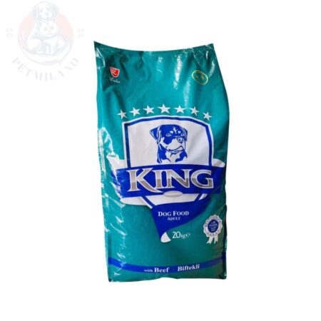 King Premium Adult Dog Food Beef 20kg
